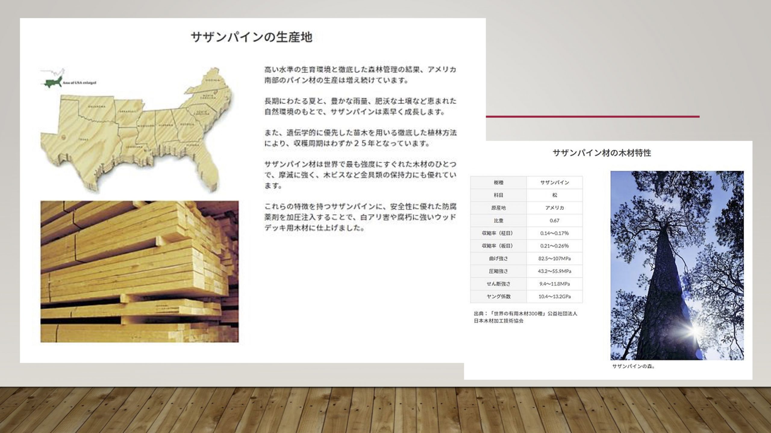 相互吹上市場情報 白アリ害や腐朽に強いウッドデッキ用木材として利用できる サザンパイン材 取り扱い開始 東京木材相互市場